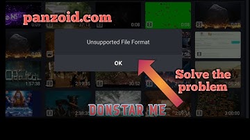 PANZOID videos unsupported file in kinemaster problem solved in telugu