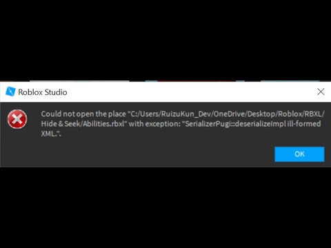 How to fix roblox studio corrupted file