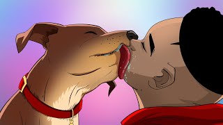 Kissing Dogs In The Mouth