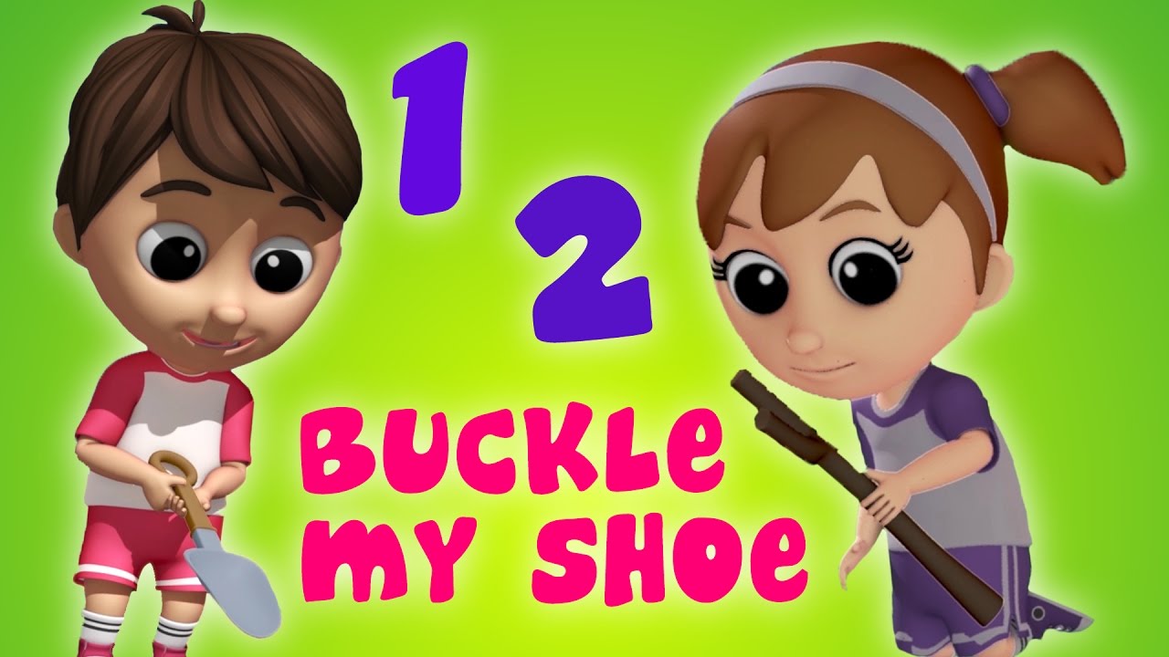 Luke & Lily - One Two Buckle My Shoe | Nursery Rhymes | Song For Kids ...