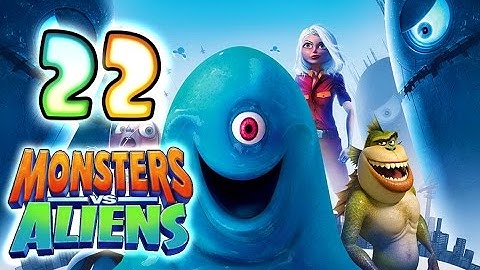 Monsters VS Aliens Walkthrough Part 22 (PS3, X360, Wii, PS2) ~ B.O.B. Level 22