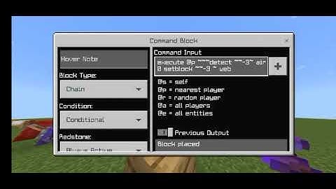 Spider-Man web shooters in Minecraft PE with command blocks (easy)