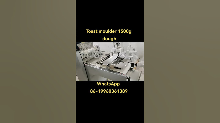 toast moulder  maximum dough weight up to 1500g#bakery #toastmoulder #bakerymachine