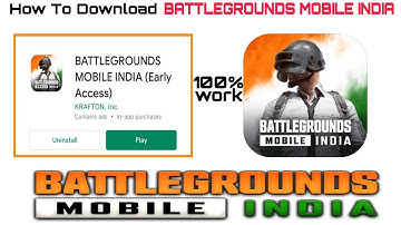 🇮🇳BATTLEGROUNDS MOBILE INDIA : How To Download & play without early access : BGMI Dowanlod Android