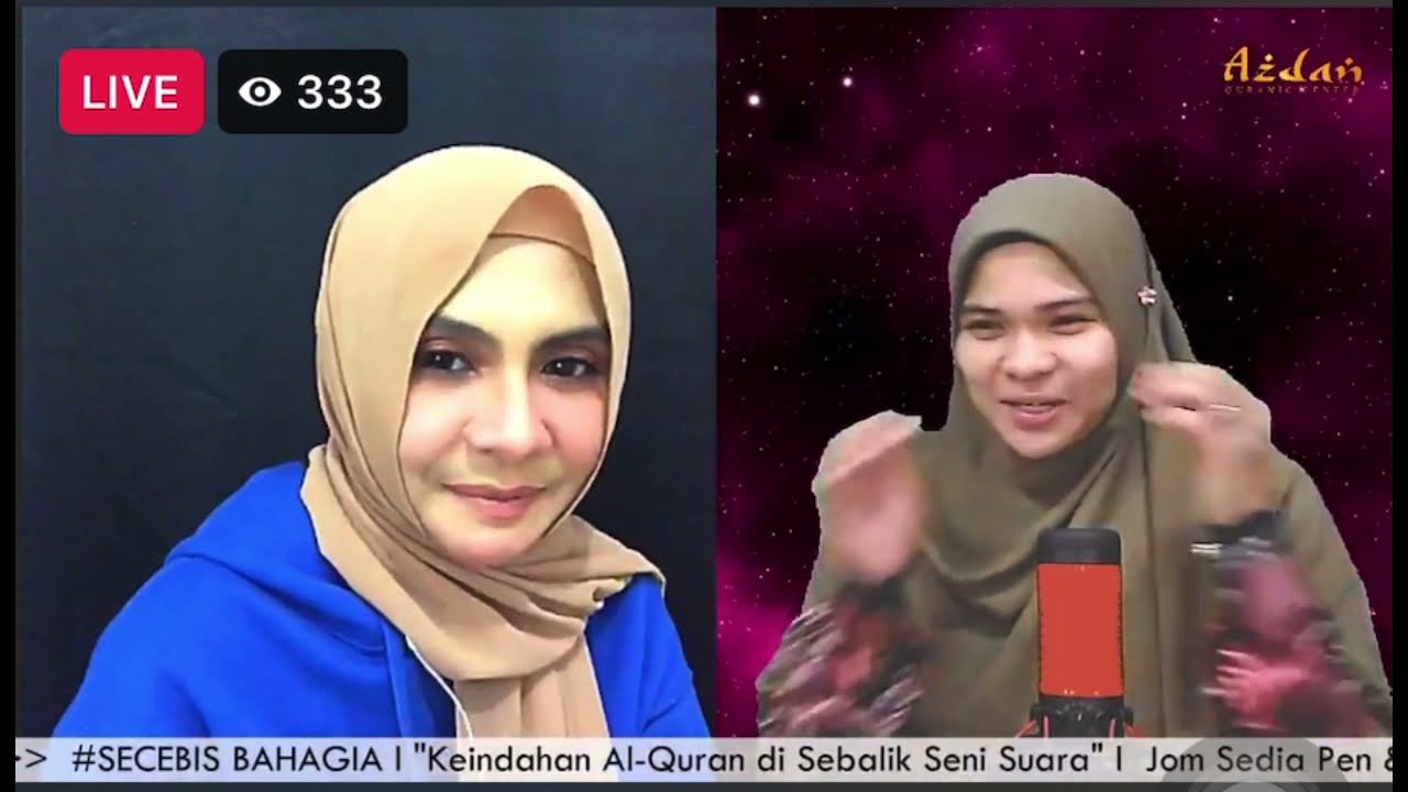 MASYAALLAH TARANUM ZIZI KIRANA BERSAMA USTAZAH AISYAH.. LOVE!!!