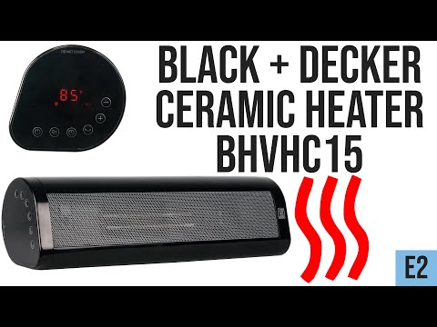 Ceramic Heater,22, Black Decker Bhvhc15