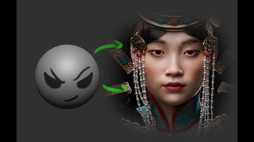 |Zbrush Timelapse| Mongolian - [Block out]