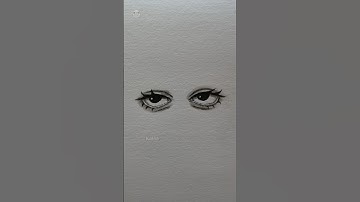 Drawing eyes #shorts #art #tutorial #drawing #howtodraw #sketch