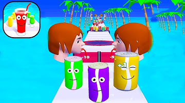 Juice Run - All Levels Challenges 1-3 Walkthrough gameplay  (IOS & Android)