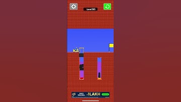 Draw Bridge Lavel 383😎Wait for end #shorts #shortvideo #shortsvideo #end #games #bridge #gaming