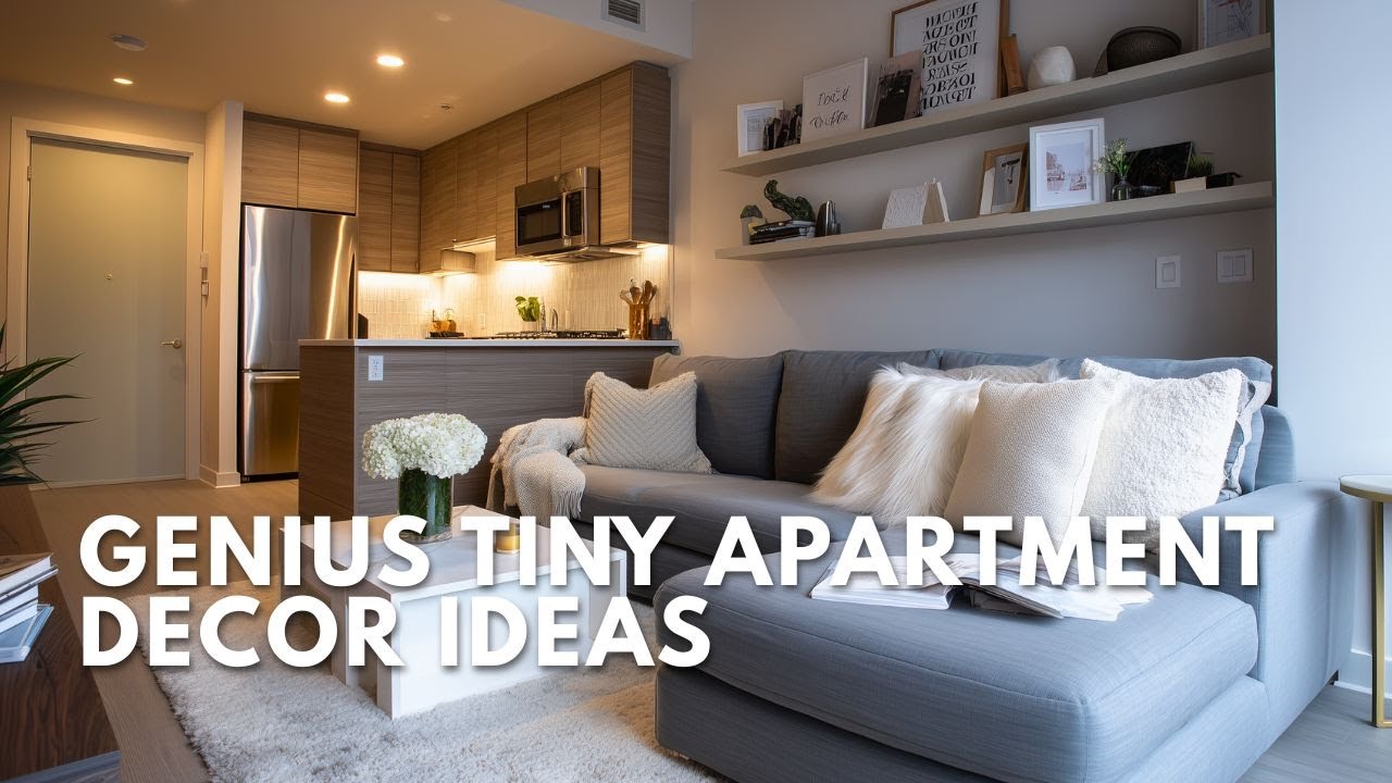 Genius Tiny Apartment Decor Ideas to Create a Modern, Clutter-Free ...