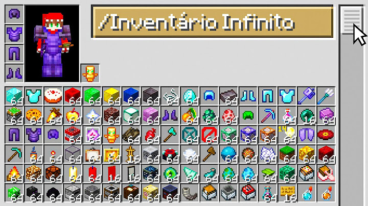 jogando com INVENTÁRIO INFINITO no minecraft
