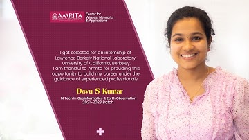 Devu S Kumar sharing her experience at AmritaWNA | Admissions Open Now