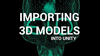 IMPORTING 3D MODELS in Unity3d | part 3 (tutorial)