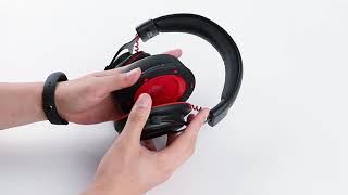 How to detach the earpads from E900 Pro?