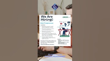 LOWONGAN KERJA WEB PROGRAMMER #shorts