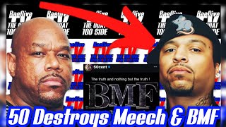 IT'S WAR🎯WACK 100 REACTS TO 50 CENT DEMOLISHING BIG MEECH & LIL MEECH IN REGARDS TO RICK ROSS😯