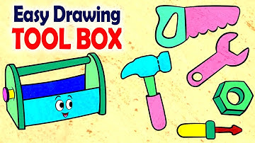 🛠️ How to Draw a Toolbox: Step-by-Step Drawing Tutorial! 🎨✏️| ArtMagic