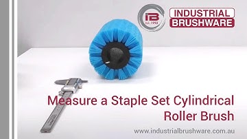 How to measure a Staple Set Cylindrical Roller Brush