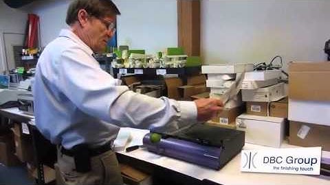 Perfect Binding with Fastback Model 20 and TA Strip  | DBC Group Ireland