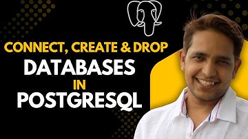 PostgreSQL Crash Course Day 6 | Connect, Create & Drop Database