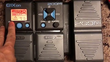 Zombie Solo Using Zoom G1xOn Drum Machine And Looper