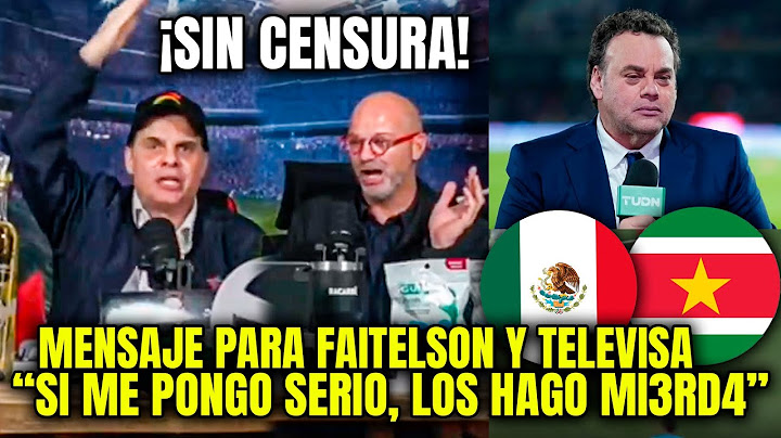 Martinoli BLASTS FAITELSON AND TELEVISA UNCENSORED! THEY MOCKER THE NATIONAL TEAM!