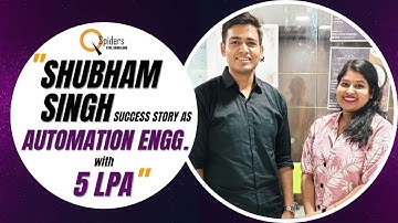 From LPU to Automation Engineer | Shubham Singh Cracks 5 LPA Job via QSpiders BTM! 💼🔥