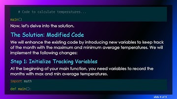 How to Identify the Hottest and Coldest Months from a 2D List in Python