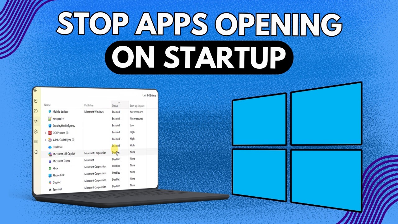 How To Stop Apps Opening On Startup Windows 11 PC And Laptop - YouTube
