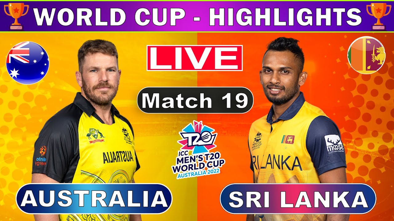 Australia vs Sri Lanka - T20 World Cup - Highlights