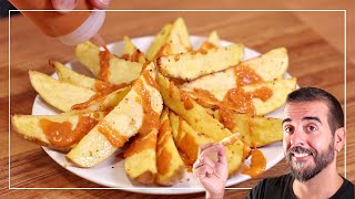 🔥 Patatas BRAVAS SALUDABLES Probando la Freidora de AIRE