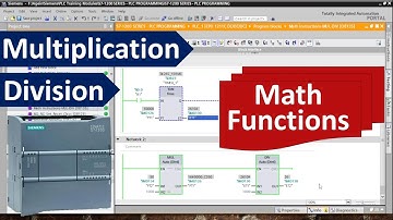 How to use Math Functions Multiplication & Division in PLC Programming? | Siemens TIA Portal | Hindi