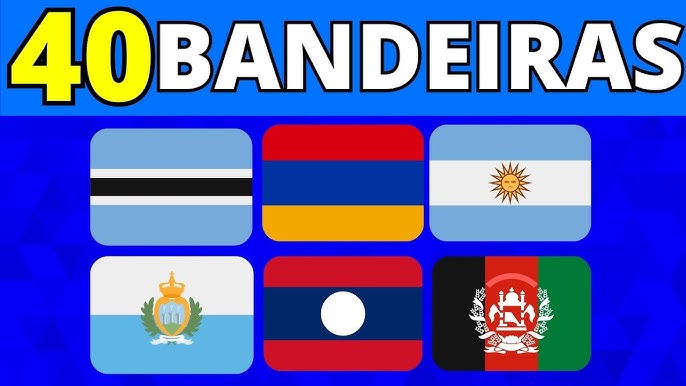 QUIZ: Bandeiras do mundo - Nível DIFÍCIL 