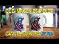 Comparación de Imagen en Modo RGB / CMYK en la sublimación de tazas