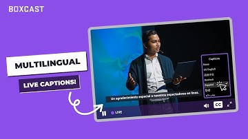 New! BoxCast Multilingual Captions – Stream in 5+ Languages