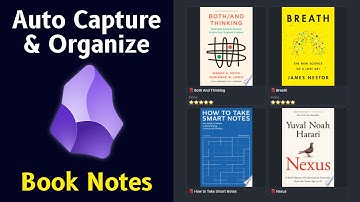Obsidian Bases For Books 📚 How To Automatically Organize Book Notes 📝
