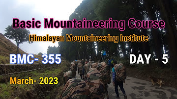 Basic Mountaineering Course/HMI, Darjeeling/BMC-355/ Day-5/Tiger Hill Trek/Avalanche/First Aid & CPR