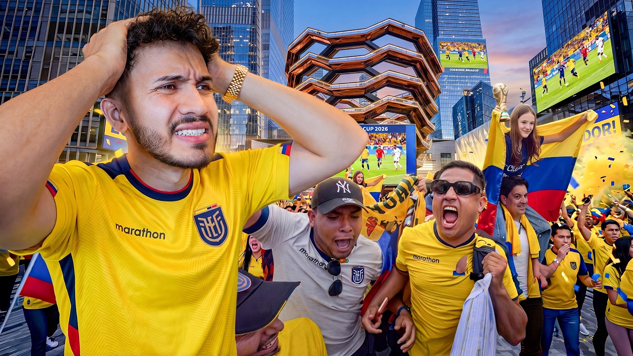 Nunca esperé esto en NEW YORK durante el MUNDIAL 😱🇺🇸