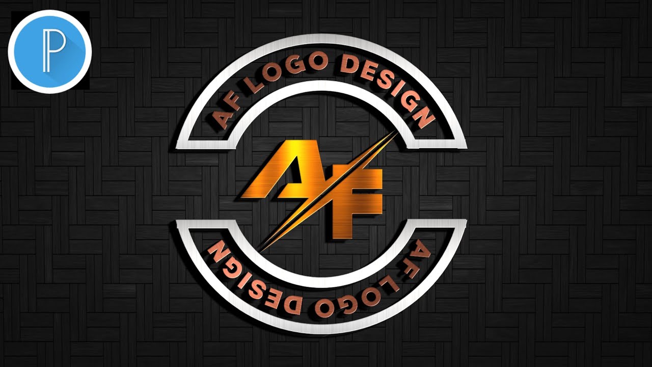 AF Logo Design | How to make logo | Logo kaise banaye - YouTube