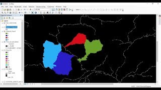 Delineating Multiple Watersheds using Spatial Analyst Tool of ArcGIS