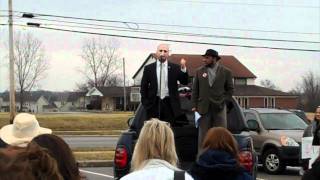 Ohio Senate Bill 5 protesters visit Gov. Kasich