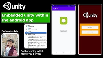Embedded unity within the android app - Practice for Making for Android Library of Unity Project