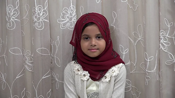 Maryam is reciting the verses about "Ibadur Rahman"