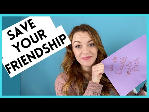 Video: How To Make Up With Your Best Friend