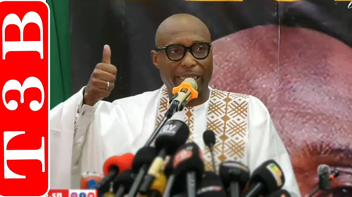 🛑Direct : suivez la Déclaration Barthelemy Dias président du mouvement Senegal bi ñu book