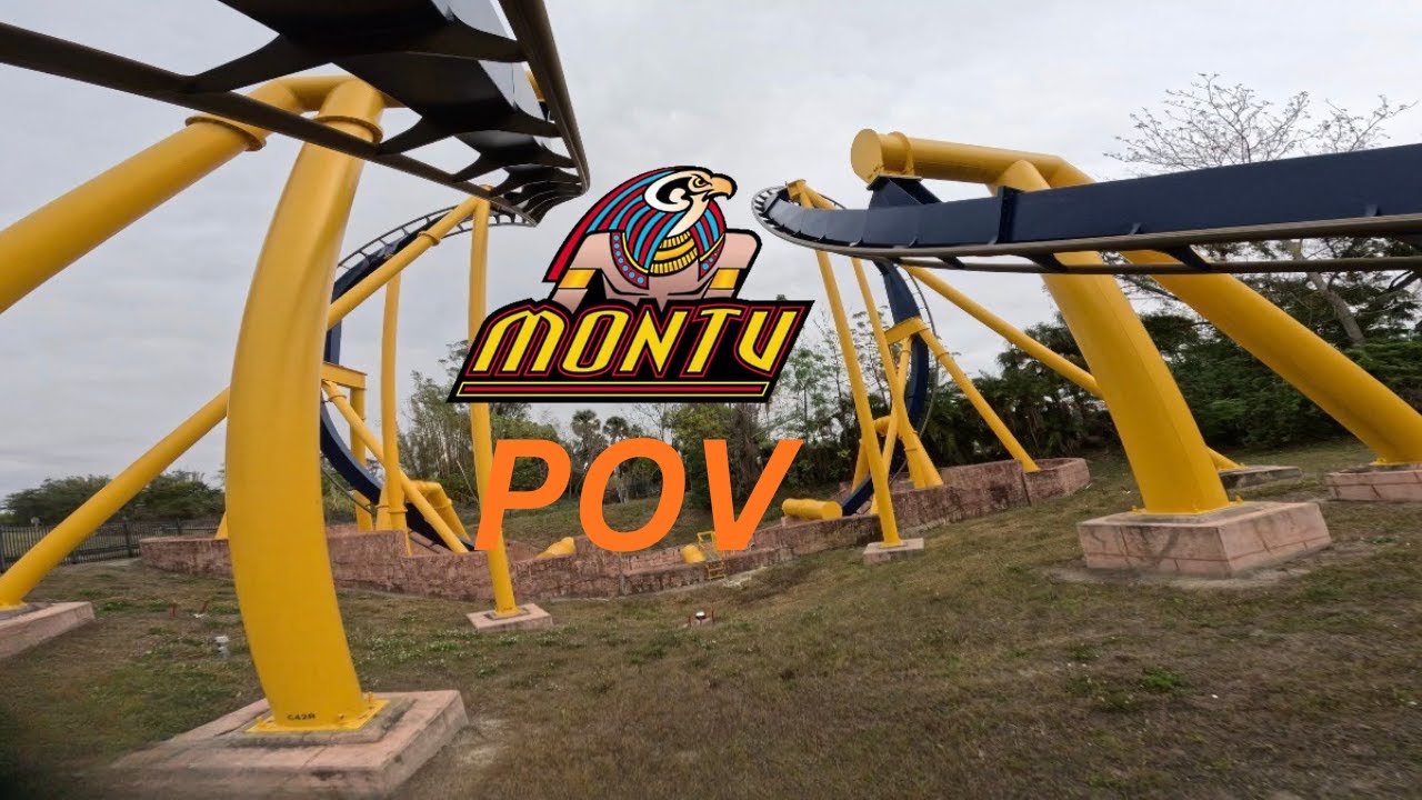 Montu Front Row 4K POV | Busch Gardens Tampa Bay