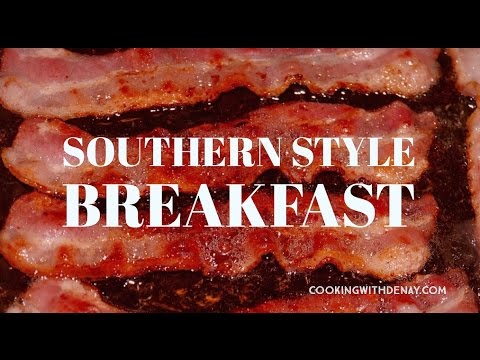 Bacon, Eggs Grits Breakfast