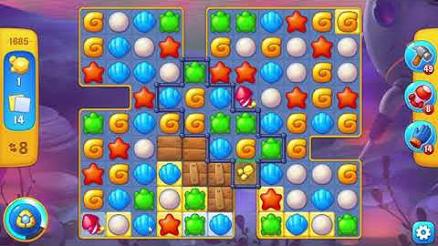 Fishdom 1685 Level - NO BooSTERS