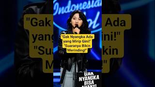 99% Mirip Nike Ardila! Suara \u0026 Wajahnya Bikin Juri Indonesian Idol Terpukau. #short #ai #trending